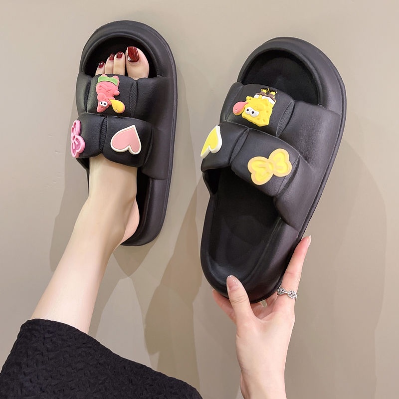 Dép Xốp Đi Trong Nhà Chống Trượt Họa Tiết Hoạt Hình Thời Trang Mùa Hè Cho Nữ