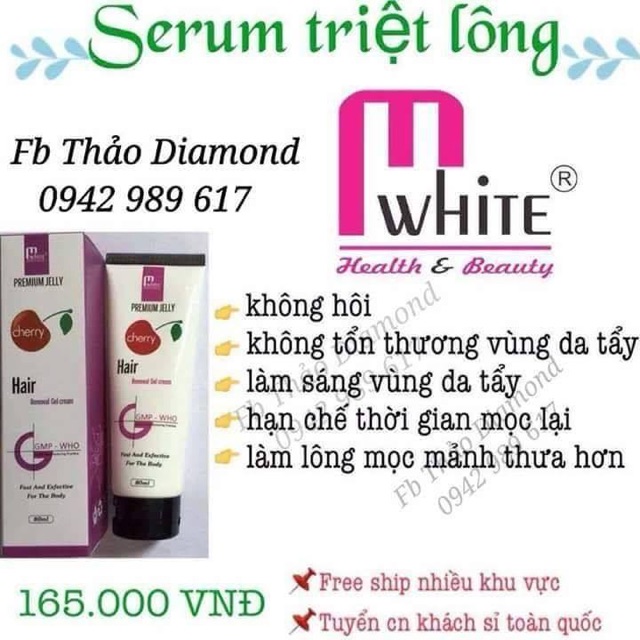 Serum Triệt Lông M’white