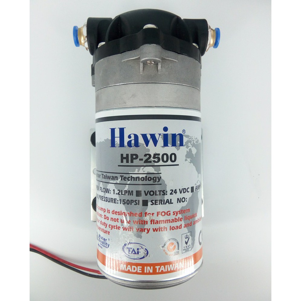 Máy phun sương HAWIN 24v HP – 2500 - + nguồn 24V