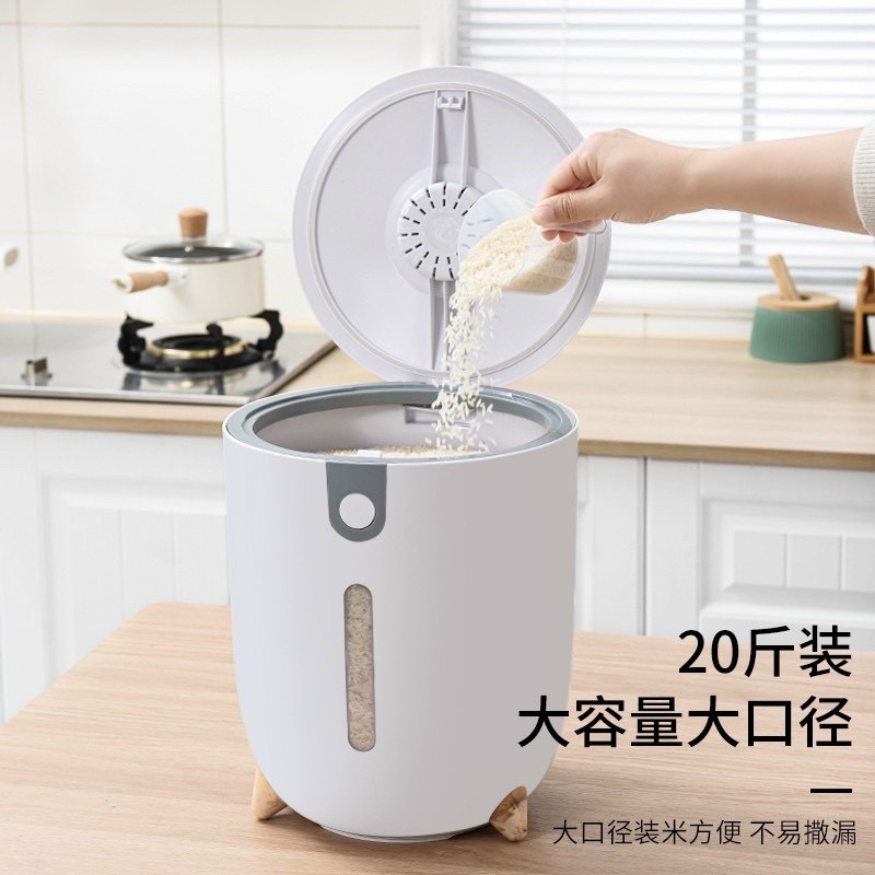 THÙNG GẠO THÔNG MINH MẪU MỚI 2022 CHỨA 10kg GẠO SIÊU SANG.hungvn