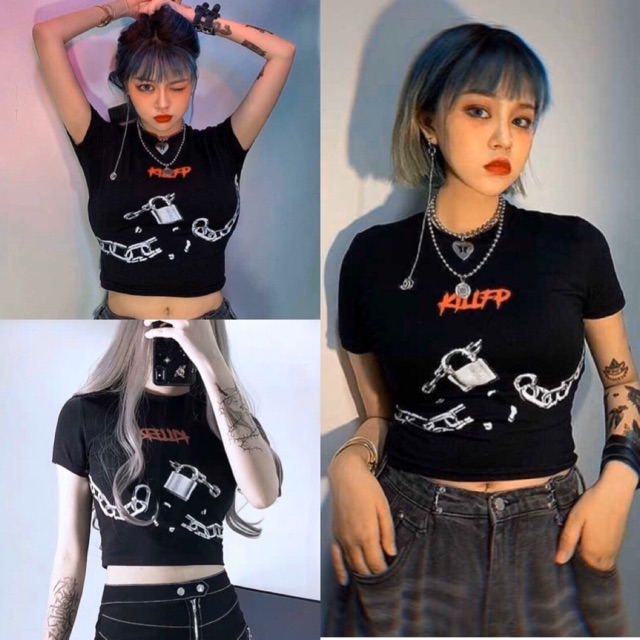 ÁO CROP HÌNH (CHẤT DÀY)