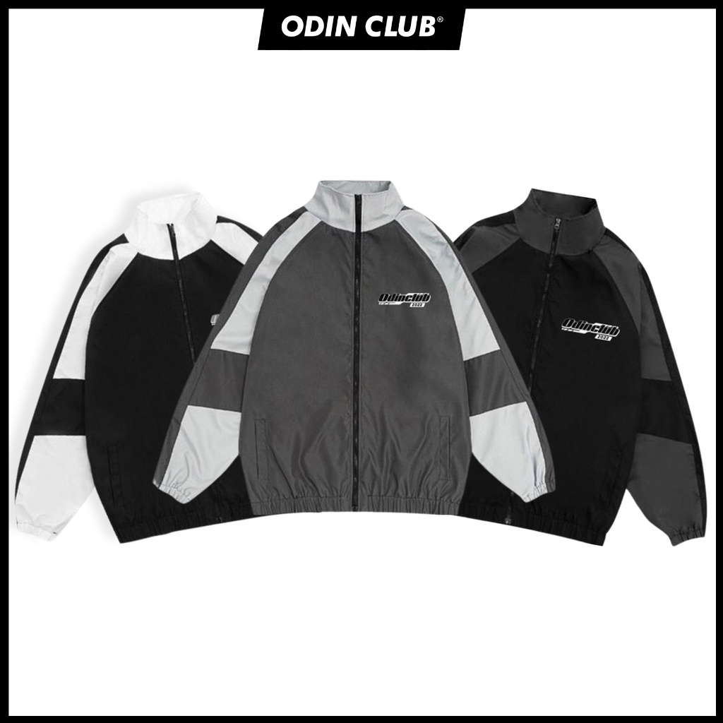 Áo Khoác Gió ODIN CLUB Mix Jacket, Áo khoác gió oversize form rộng unisex, Local Brand ODIN CLUB
