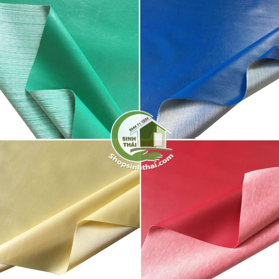 Vải da simili PVC - vải giả da may nệm ghế sofa, may túi ví, giày dép -  chọn màu