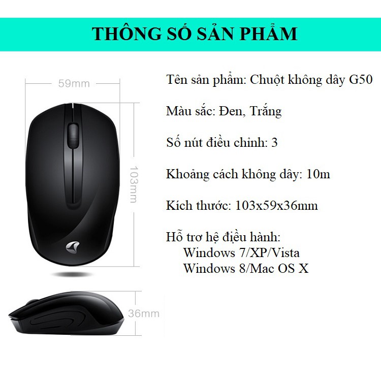 Chuột máy tính❤️FREESHIP❤️Chuột bluetooth cao cấp, chuyện dụng cho dân văn phòng G50