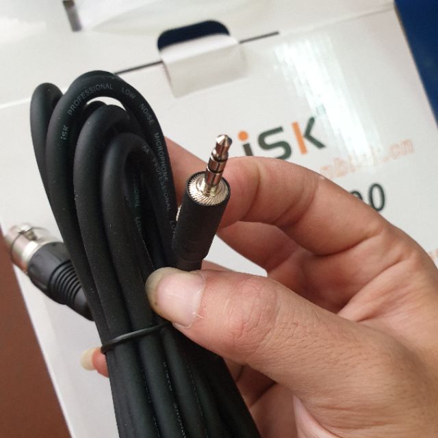 Dây mic XLR-3.5mm loại tốt, Dây cáp Micro 1 đầu Canon sang 1 đầu 3ly