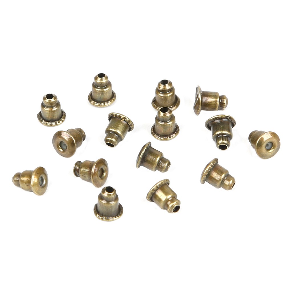 Set 200 Nút Bịt Tai Beadia Bằng Nhựa Có 5 Màu Thời Trang DIY