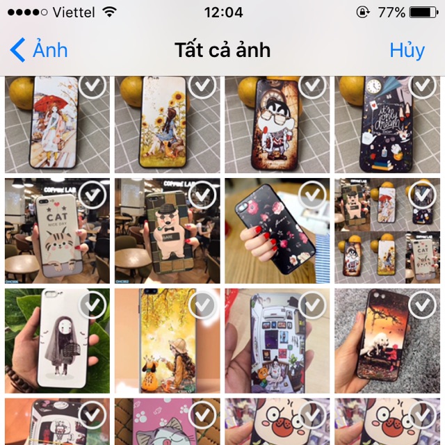 Combo 7 ốp điện thoại +2 iring