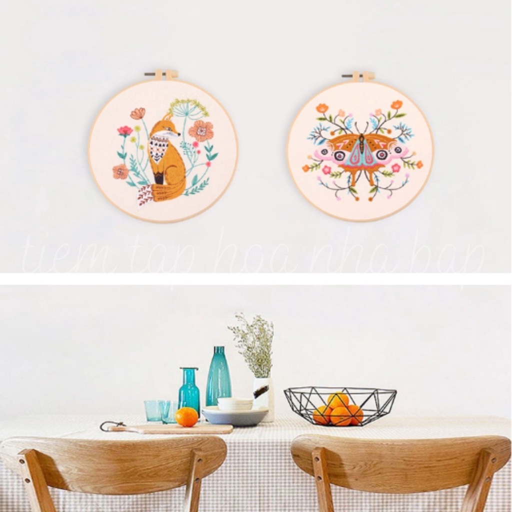 Kit Thêu Hình Động Vật Đáng Yêu