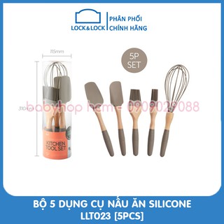 Bộ Dụng Cụ Nhà Bếp 5 Món Silicone Lock&Lock LLT023