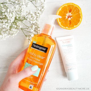 Sữa rửa mặt cho da mụn Neutrogena visibly clear anti-pickel Ölfreies waschgel