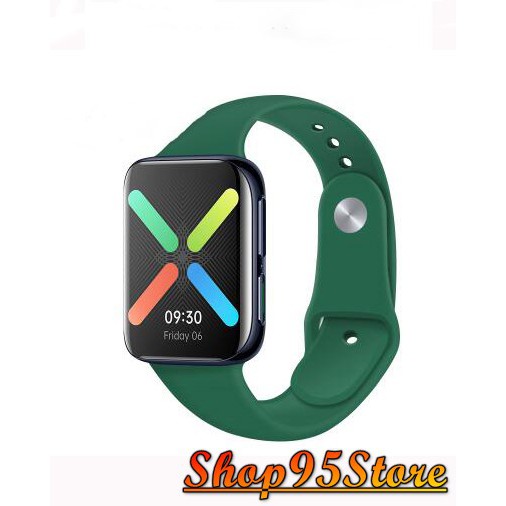 Dây đeo silicone đồng hồ thông minh Oppo Watch 41mm 46mm