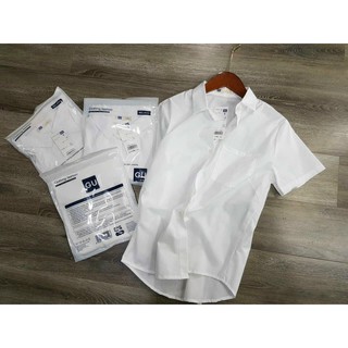 ÁO SƠ MI TRẮNG TAY NGẮN GU SIÊU HOT