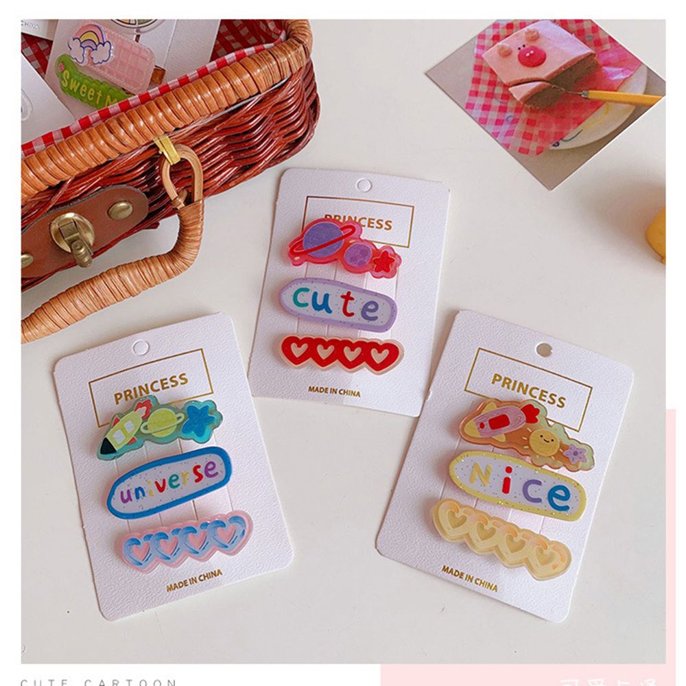 Kẹp Tóc Tai Thỏ Bằng Acrylic Đáng Yêu Dành Cho Nữ Mihan