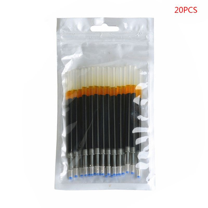 20 Ruột bút bi mực đen / xanh / đỏ ngòi 0.5mm chuyên dụng