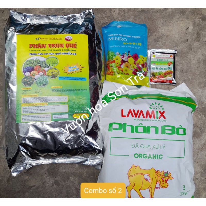 Combo PHÂN BÓN dành cho người mới trồng, đơn giản và hiệu quả.