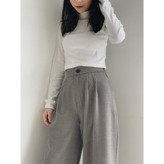áo thun gân trơn cổ 3 phân TKP115 LOLLIE STUDIO