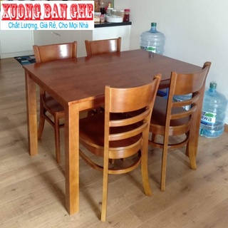Bộ 4 ghế mặt gỗ : hcm biên hòa bình dương