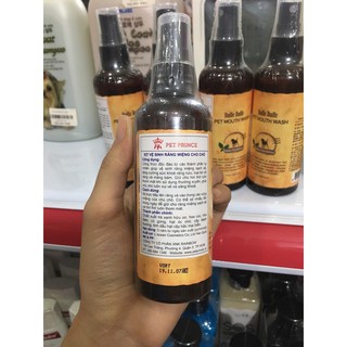 Xịt vệ sinh răng miệng cho chó Budle Budle 120ml