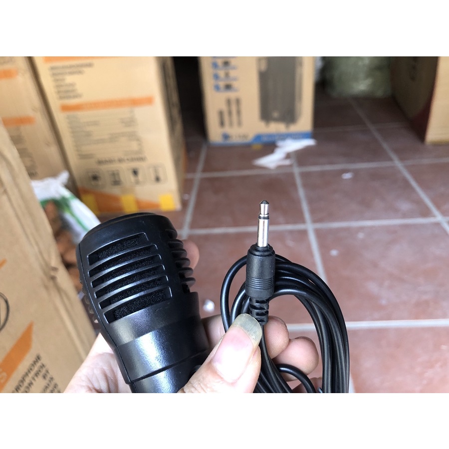 Micro Có dây cho loa kéo chân mini 3.5mm