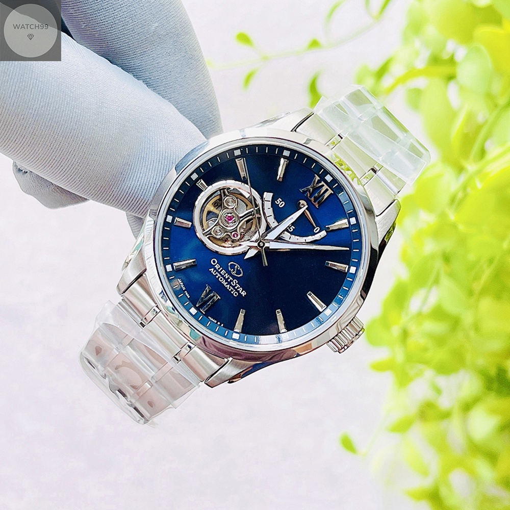 Đồng hồ nam dây thép ORIENT STAR RE-AT0001L00B chính hãng - kính Sapphire- Automatic