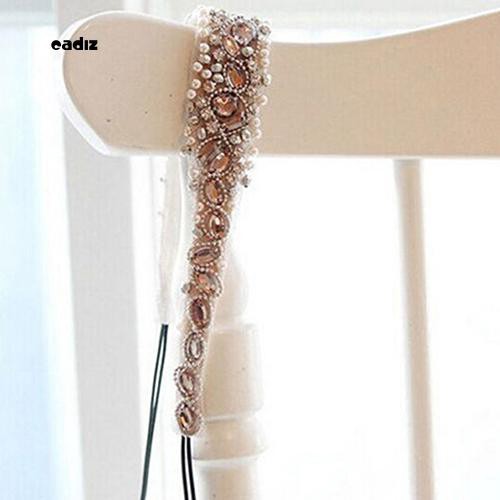 Băng đô len đính hạt trang trí thời trang cho nữ