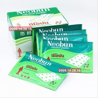Cao dán giảm đau neobun thái lan 1 gói 10 miếng