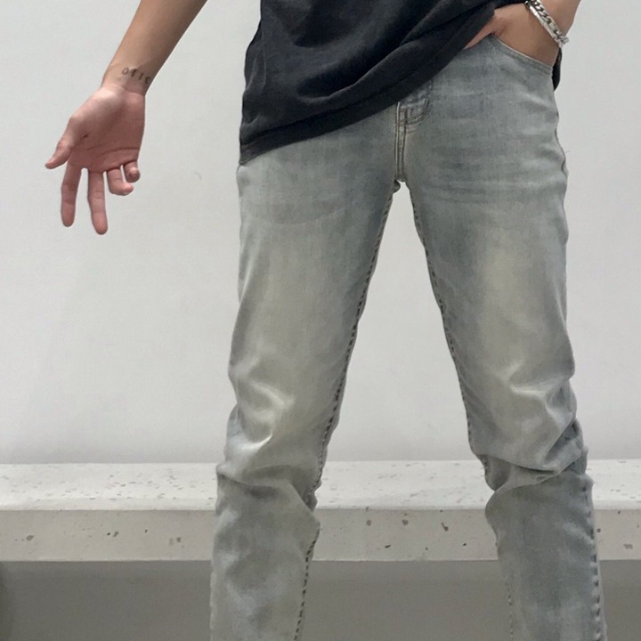 Quần jean skinny nam ✅ quần jean nam chất bò ✅ quần jean nam bó DADDYST