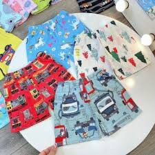 Quần  đùi Cotton Xuất Dư cho bé trai bé gái hàng đẹp, mềm mịn (5-16KG)