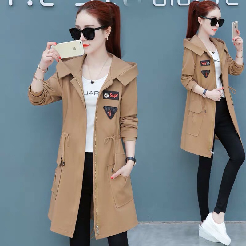 ÁO KHOÁC KAKI FROM DÀI PHONG CÁCH THỜI THƯỢNG CỰC HOT 2019 | BigBuy360 - bigbuy360.vn