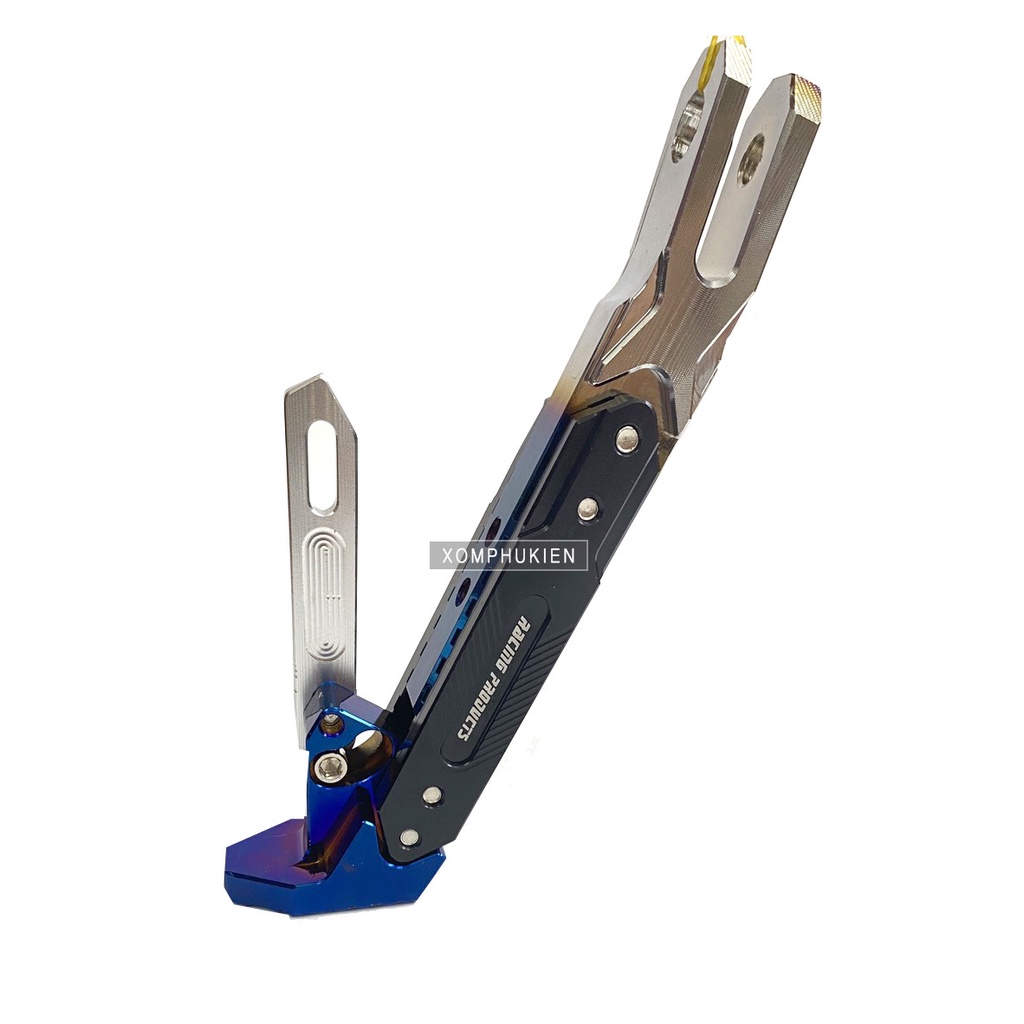 Chân Chống Xe Máy Xi Màu Titan Tăng Chỉnh Dài Ngắn [ Giá 1 Chiếc ]