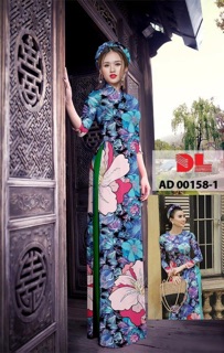 Vải Áo Dài Tằm Ý/ Lụa Nhật Hoa 3D