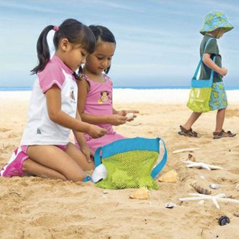 Túi Lưới Đựng Đồ Chơi Đi Biển Cho Bé