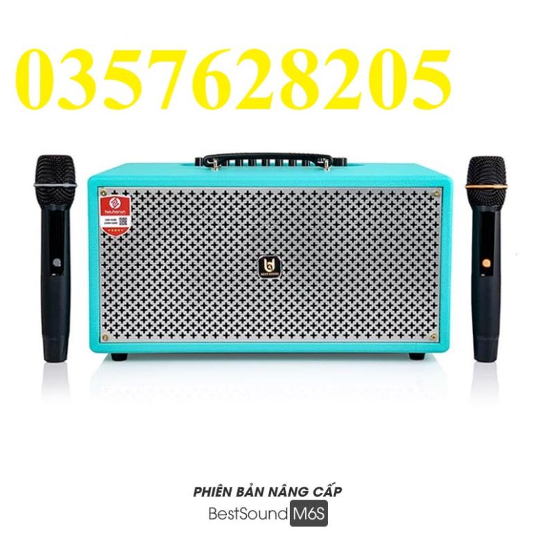 Loa mini Karaoke Bass Đôi Best SOUND M6S khủng nhất 2022, Loa Bestsound M6S Mẫu Mới