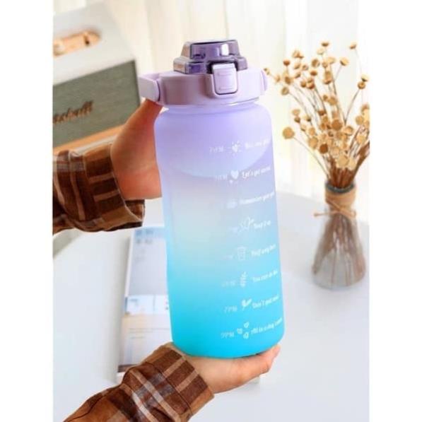 Bình Nước 2L Có Vạch Báo Giờ Uống Nước ( GIA DỤNG 1995 )