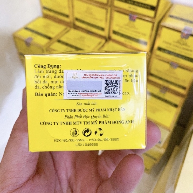 Kem Face Collagen X3 chính hãng Mỹ Phẩm Đông Anh Nguyễn Huỳnh Như
