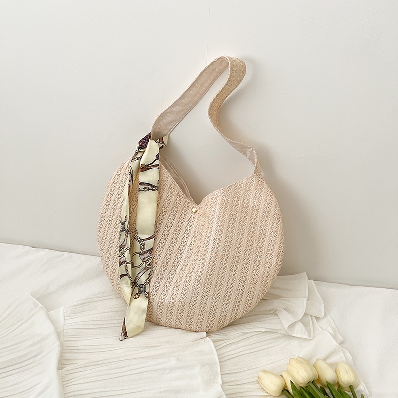 Túi Cói Đeo Vai Cỡ Lớn 2022 Thời Trang Mùa Hè Mới Cho Nữ