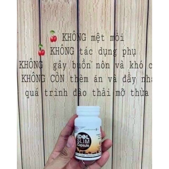 Giảm cân Idol Slim Capsule dạng viên trắng 15 viên Thái Lan