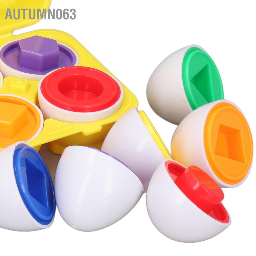 Đồ chơi lắp ráp hình quả trứng giúp bé tập nhận thức về hình dáng và màu sắc dùng làm quà giáng sinh/dịp lễ Autumn063