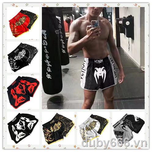 Quần Tập Muay Thai/Boxing Cao Cấp Thời Trang ☫۩Quần Short Thể Thao Thời Trang Năng Động Cho Nam
