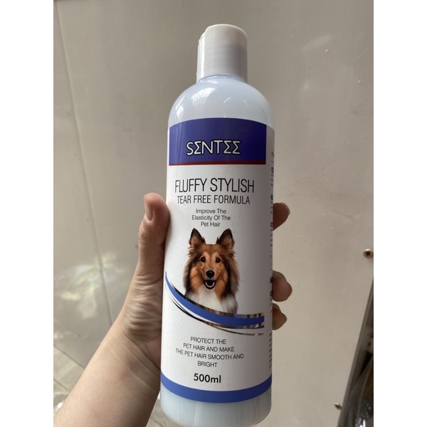 Giao hỏa tốc - Sữa tắm, Dầu tắm cho chó mèo SenTee lưu hương nước hoa lâu,mùi hương dịu nhẹ 500ml