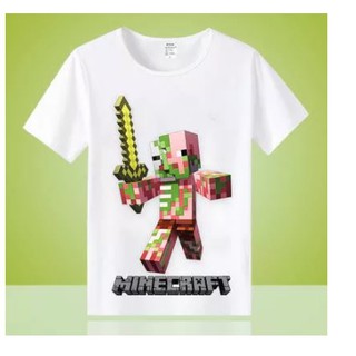 Áo thun minecraft hình zombie