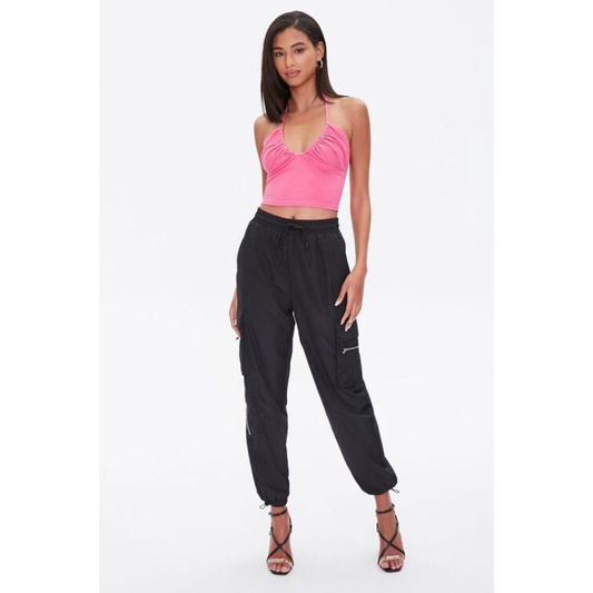 Áo croptop yếm f21