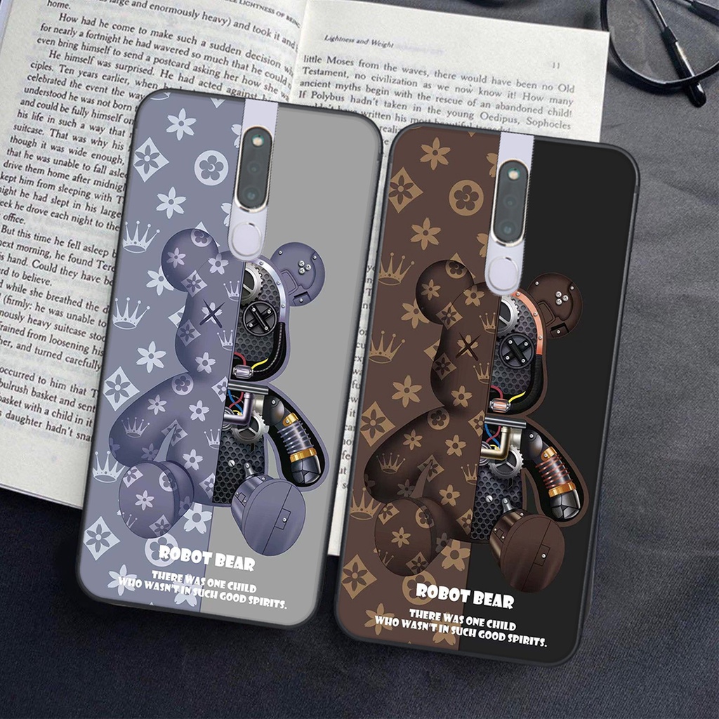 Ốp lưng Oppo F11 PRO in hình Gấu nâu - hồng, Gấu Be@rick  cực CUTE, DỄ THƯƠNG