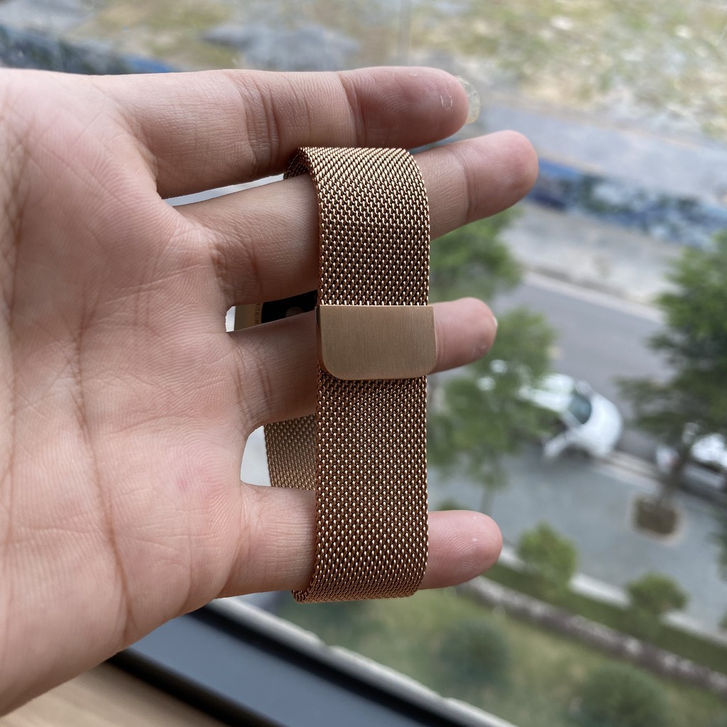 Dây Milanese Loop 38mm cho Apple Watch Series 1 | 2 | 3 | 4 | 5 (Dây thép Milan vàng, hồng  chính hãng cho AW)