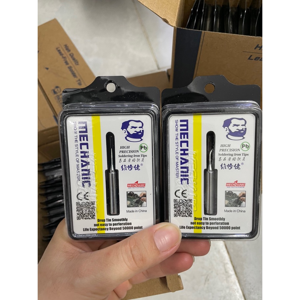 Mũi hàn bạc Mechanic 936 cong/ thẳng/ vát