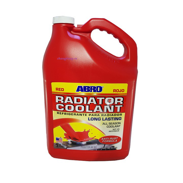 Nước Làm Mát Động Cơ Ô Tô ABRO Đỏ - ENGINE COOLANT ABRO 3.78L