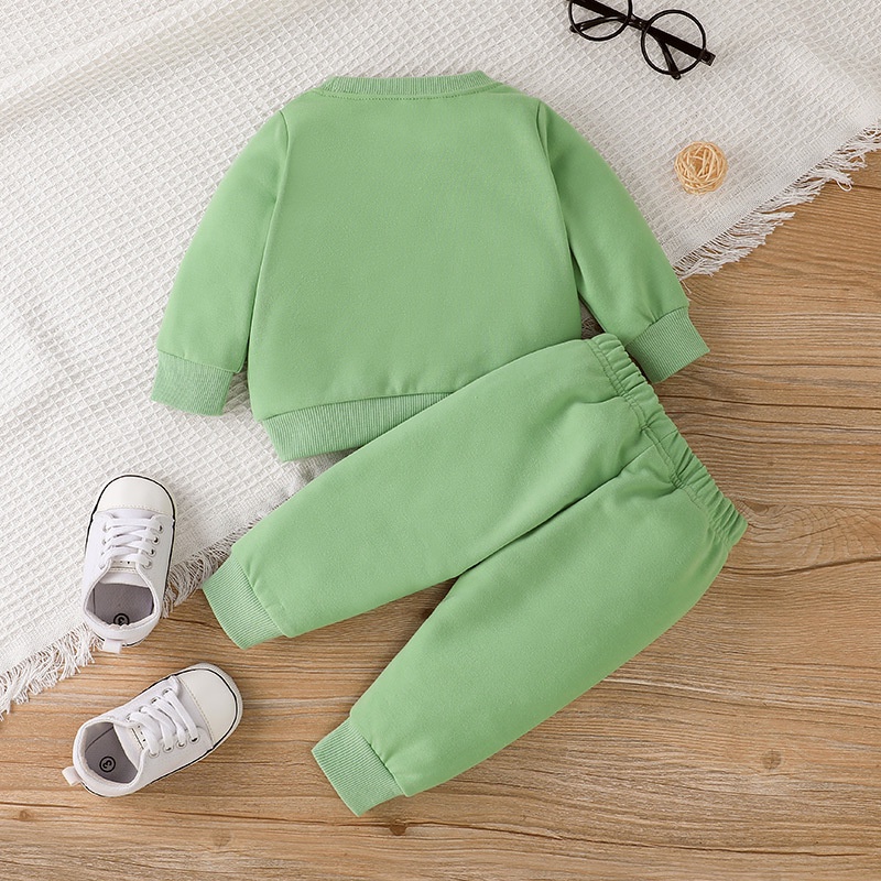Combo bộ đồ bé gái trai 3-36 tháng ắn Tay Dài áo phông quần dài set thời trang cho bé trẻ em sơ sinh