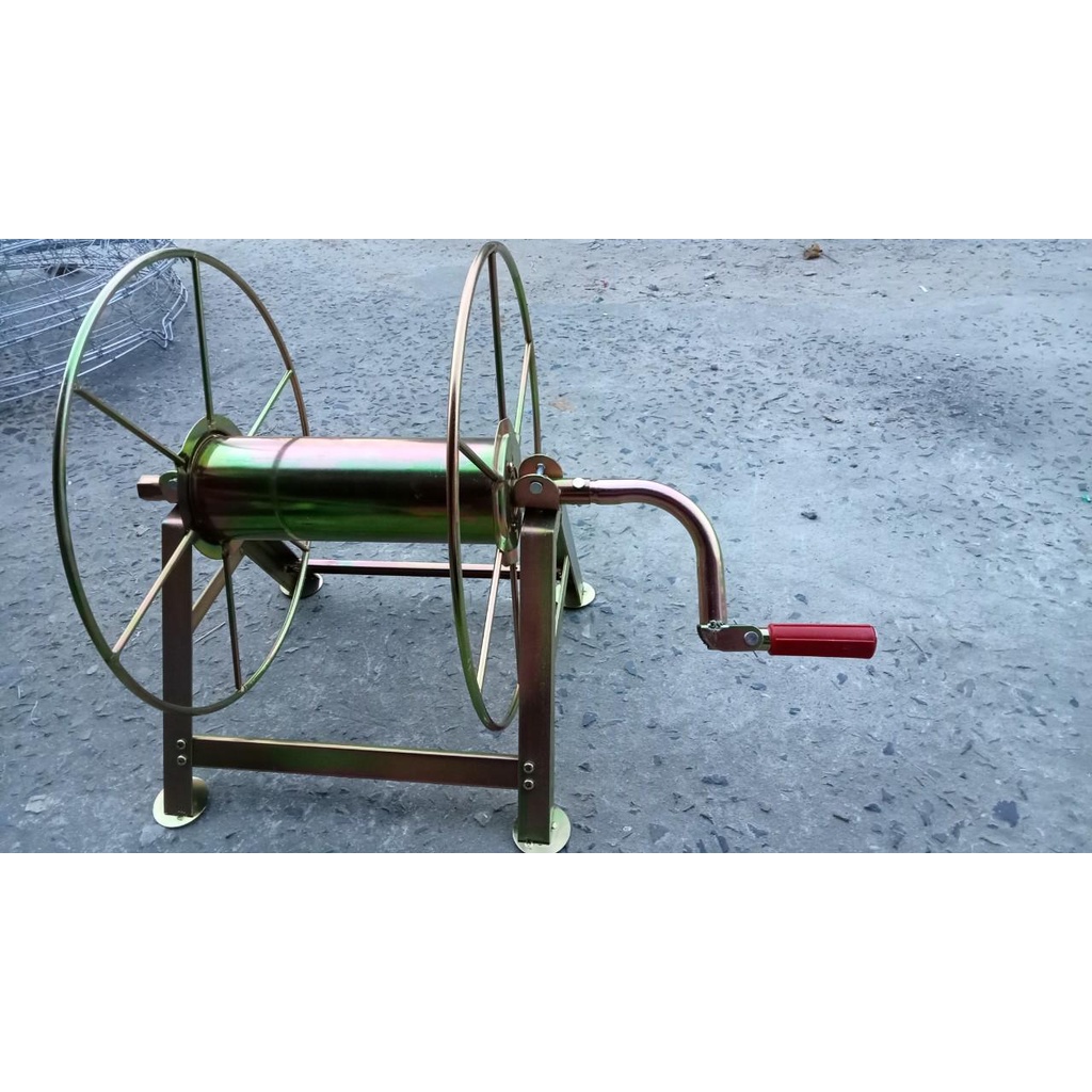 Bộ Rulo quấn dây rửa xe dây phun áp lực cả bộ như hình quấn 200m