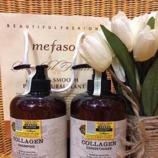 Dầu cặp gội xả Mefaso collagen