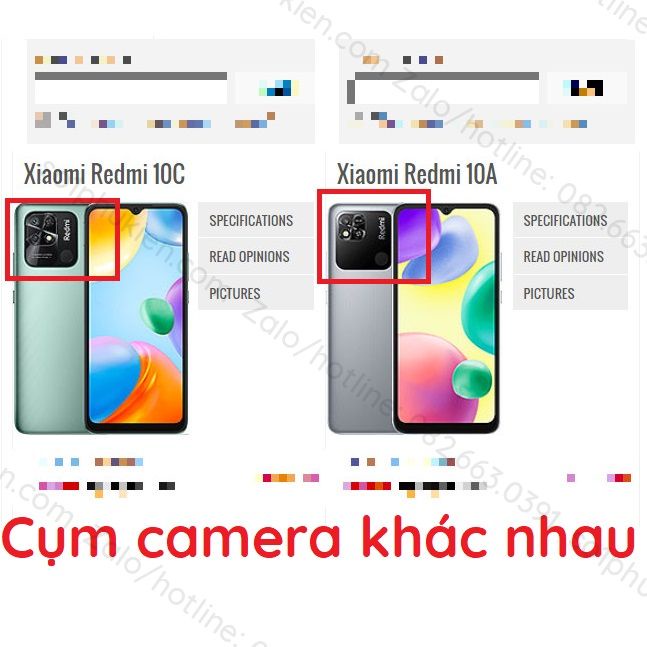 Ốp lưng Xiaomi Redmi 10C / Redmi 10A dẻo, da mềm min cực chất bảo vệ camera bền đẹp